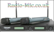 CITRONIC MP16UHF DUAL WIRELESS HANDHELD MICROPHONE (x2) SYSTEM: Speed Music